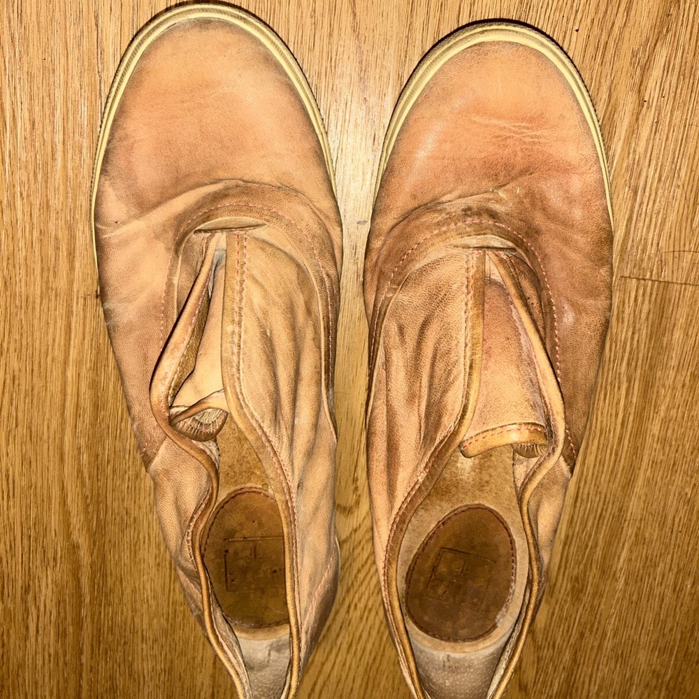 Frye Women’s Canvas Slip-On Sneakers in Faded Pink and Tan